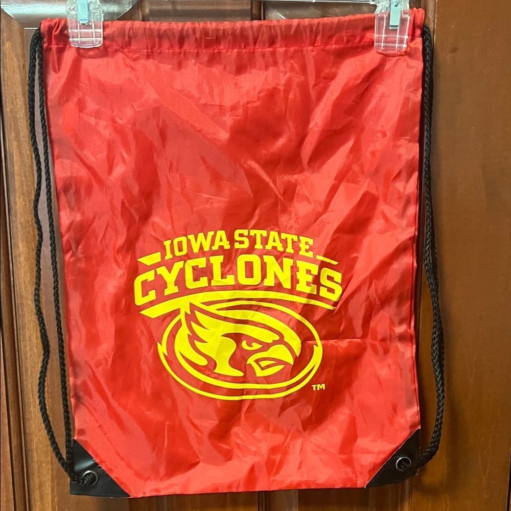 Iowa State Cyclones Red Drawstring Bag